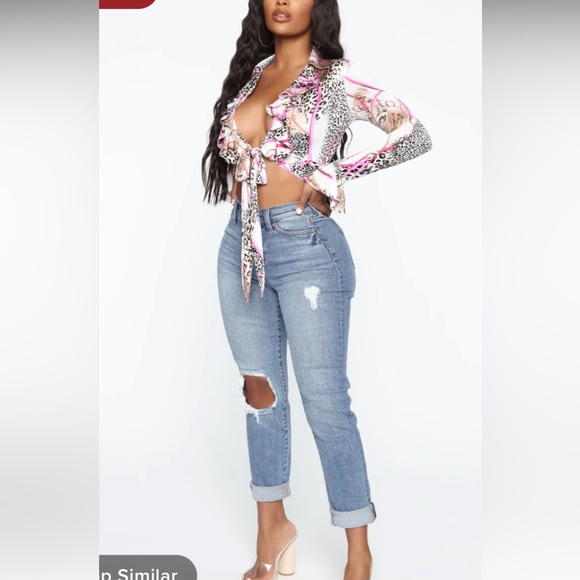 NWT fashion Nova top💗🖤 - Picture 6 of 10